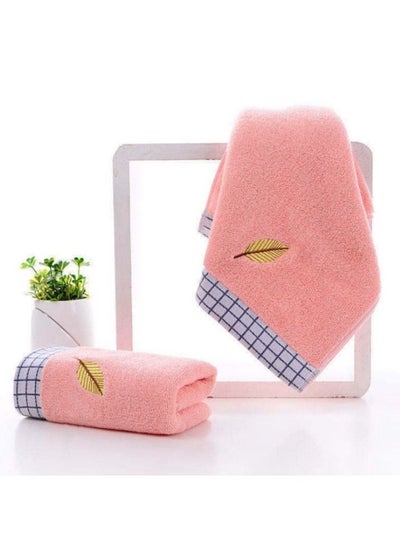 Buy M MIAOYAN Pure cotton household daily absorbent towel pink in Saudi Arabia