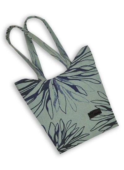 Buy Tree Leaves Casual Printed Linen Tote Bag W230018C in Egypt