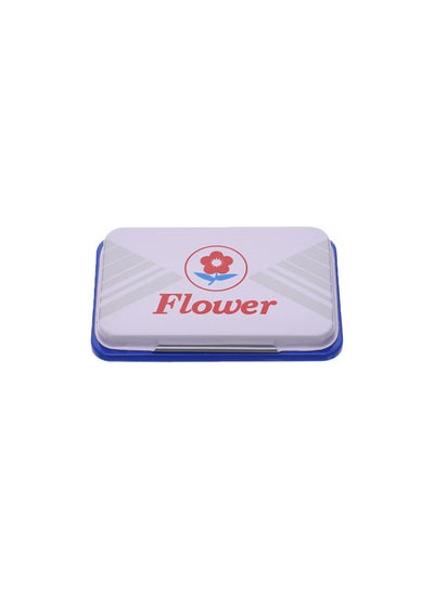 Buy Elmaayergy KH Flower Blue Ink Stamp With Durable Material, Suitable For School And Home in Egypt