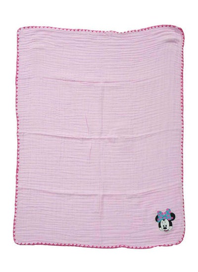 Buy Mickey - Gauge Blanket - Pink in UAE