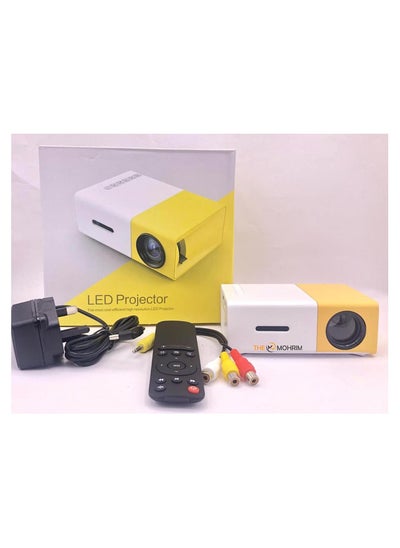 Buy YG300 Portable Pico Full Color LED LCD Video Projector for Children Present, Video TV Movie, Party Game, Outdoor Entertainment with HDMI USB AV Interfaces and Remote Control in UAE