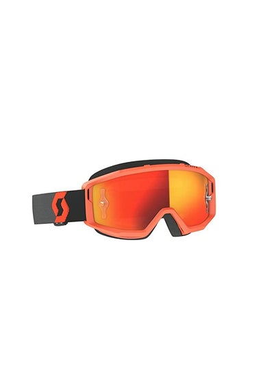 Buy Scott Primal MX Goggle Cross/MTB Goggles Orange/Black/Orange Chrome Works in UAE