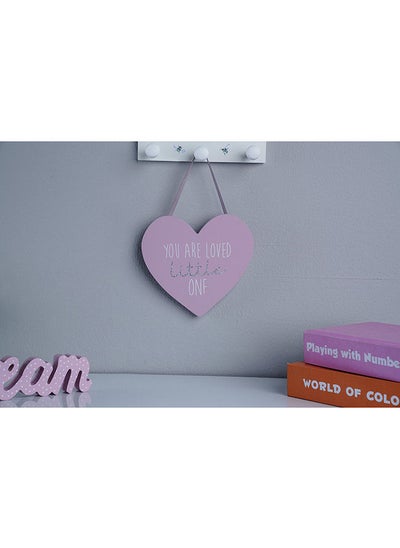 اشتري Heart Decor|Pink | Hanging| 17.8x16.5x0.9cm في الامارات