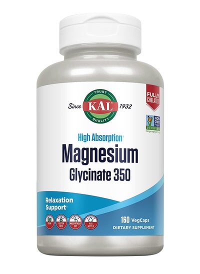 Buy High Absorption Magnesium Glycinate 350 160 Vegcaps in Saudi Arabia