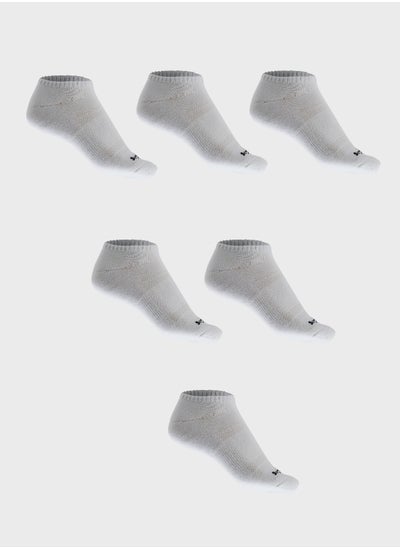 Buy 6 Pack Terry No Show  Socks in UAE