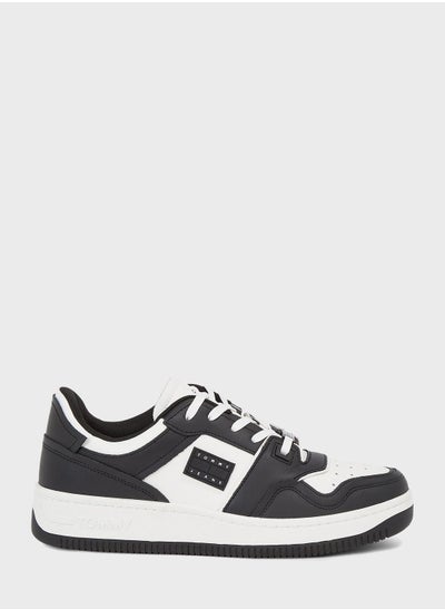 Buy Logo Print Low Top Sneakers in Saudi Arabia