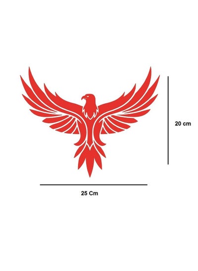 Buy Spread Wings Eagle Sticker - RED in Egypt