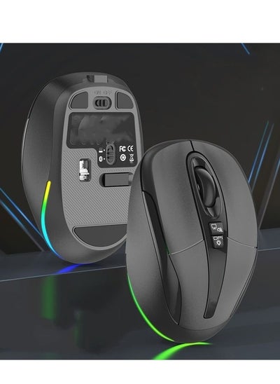 اشتري New RGB Wireless Bluetooth Mouse في السعودية