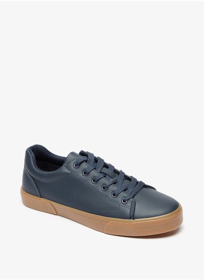 اشتري Solid Slip On Low Ankle Sneakers في الامارات