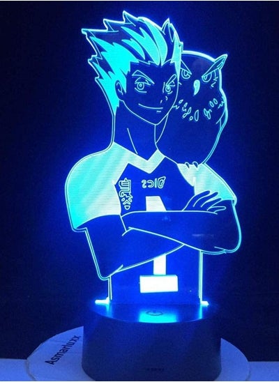 اشتري Anime Character Cartoon Character 3D Multicolor Night Light 3D Foil Gift في الامارات