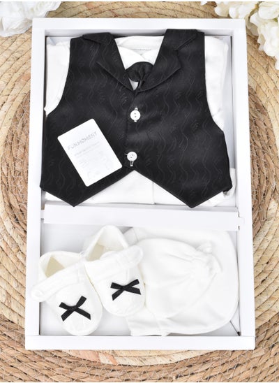 Buy 4-Piece Baby Suit Set with Gift Box in Saudi Arabia