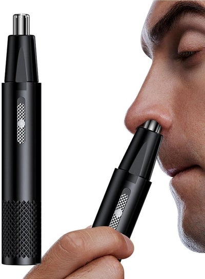 Buy Electric Men's Nose Hair Trimmer Facial Hair Remover for Eyebrows Ears Nose Easy Cleaning in Saudi Arabia