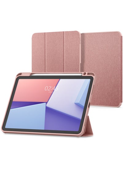 اشتري Urban Fit iPad AIR 11 inch Case Cover (2024) M2, iPad Air 10.9 inch 5th / 4th generation case (2022/2020) with Pencil Holder - Rose Gold في الامارات