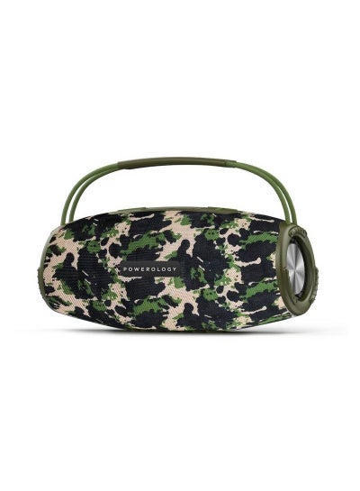 Buy Phantom Wireless Portable Bluetooth Speaker, Bluetooth 5.0, Water-Resistant, Aux Interface, 6000mAh Battery - Camouflage in UAE