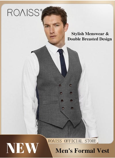 Men s British Style Slim Fit Dress Vest Business Suit Vest Formal Waistcoat price in UAE Noon UAE kanbkam