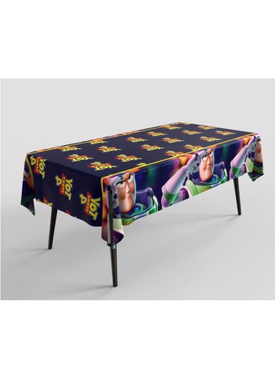 اشتري Tablecloth for Rectangle Tables Cartoon Theme Party Table Covers Fine Dining Decor 137 x 183cm في السعودية