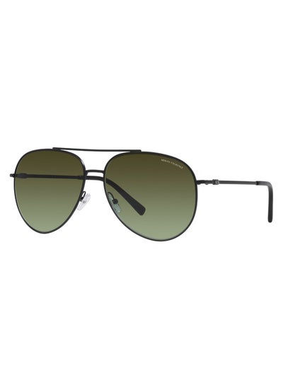 Buy Men's Aviator Shape Metal Sunglasses 2043S - Lens Size: 62 Mm - Matte Black in Saudi Arabia