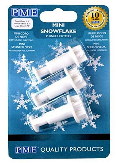 Buy PME Mini Snowflake Plunger Cutter 3-Pieces in UAE