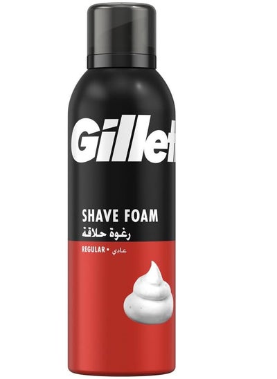 اشتري Gillette Men's Regular Shaving Foam 200ml في السعودية