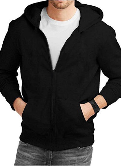 Buy Casual Zipped Hooded Sweatshirt in Egypt