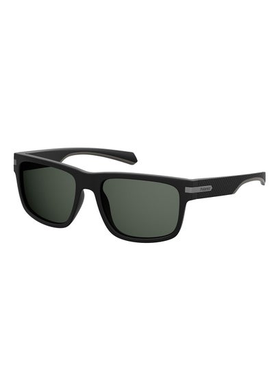 Buy Polarized Rectangular Eyewear Sunglasses PLD 2066/S      MTT BLACK 56 in UAE