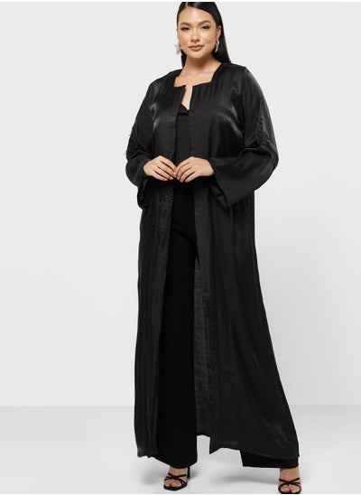 Buy Embellished Detail Abaya With Sheila in UAE