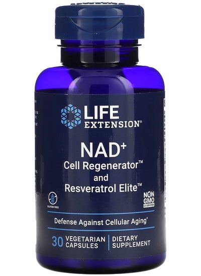 اشتري NAD+ Cell Regenerator وResveratrol Elite، 30 كبسولة نباتية في الامارات