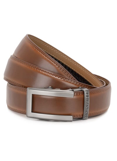 Buy Riga Leather Belt for Men | Men’s Belt Auto lock | Formal and Casual Leather Belt in UAE