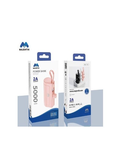 Buy Majentik Power Bank MJ-15 5000 MAh I Phone -type C in Egypt