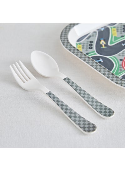 اشتري Tom Gearhead Trinity Melamine Racers Cutlery Set 16 x 3.5 cm في الامارات