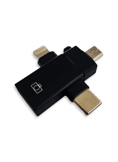 Buy Convert For Usb 3 in 1 Multifunctional Extender OTG Cable For Mobile Model SX-39 For Usb Flash Fast Transfer Data in Egypt