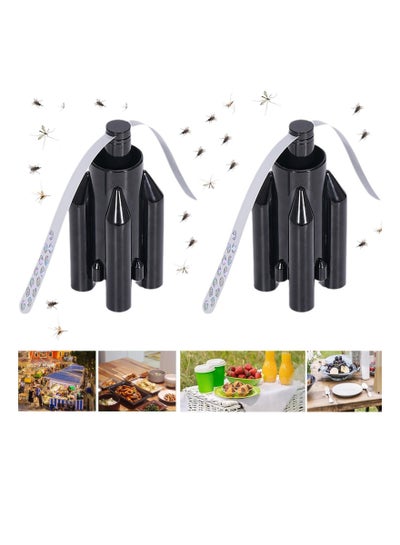 Buy Fly Repellent Fan, Fly Fans for Tables, Eco-Friendly Fly Insect Mosquito Repellent Fan, Bug Fan, Keep Flies Bugs Away from Food, Insect Away Lightweight Portable, Camping Meal Home Restaurant (2PCS) in UAE