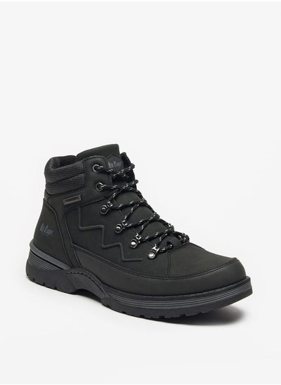 اشتري Mens Logo Detail Chukka Boots with Zip Closure في السعودية