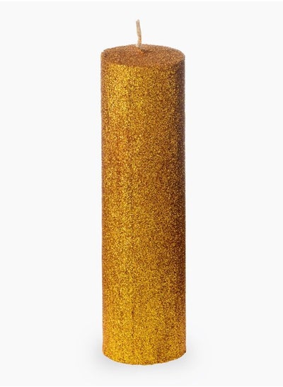 Buy Glitter Pillar Candle in UAE