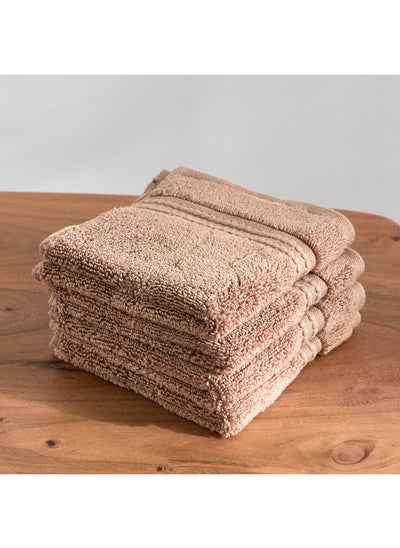 Buy Cloud Soft Serene Zero Twist 4-Piece Face Towel Set 30 x 30 cm in UAE