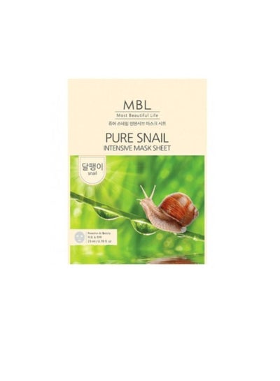Buy Pure Snail Intensive Mask Sheet Protection & Elasticity - 23ml in Egypt