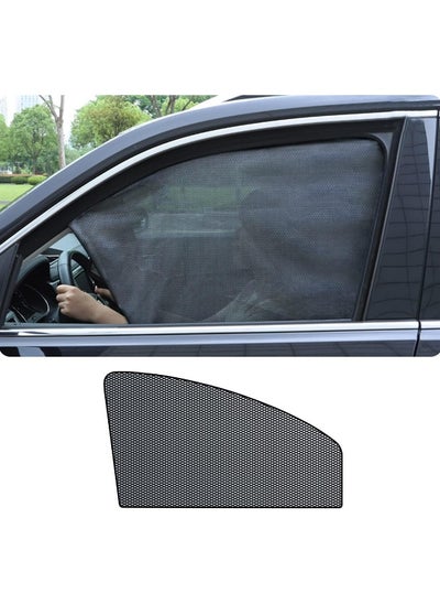 Buy Magnetic Car Sun Shade UV Protection Curtain Window Sunshade Side Mesh Visor Summer Film (Color: Front arc) in UAE