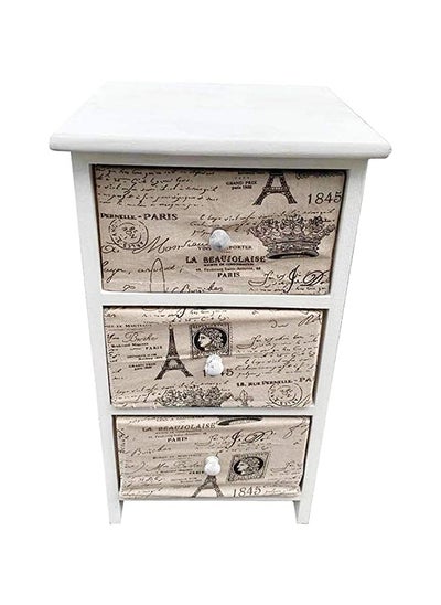 Buy Hometaste Retro Style Wooden Storage Cabinet In White Colours And Diffrent Designs in UAE