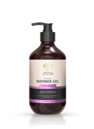 Buy Saif Al Fares Aromatic Shower Gel Pretty Blossom 500 ml in UAE