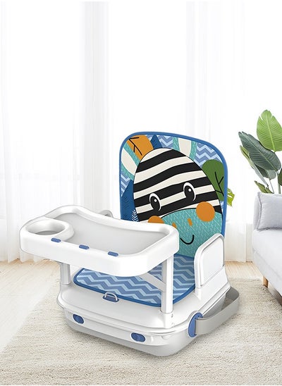 Buy Baby Booster Seat for Dining Table Foldable Baby Chair with Music and Storage Box in Saudi Arabia