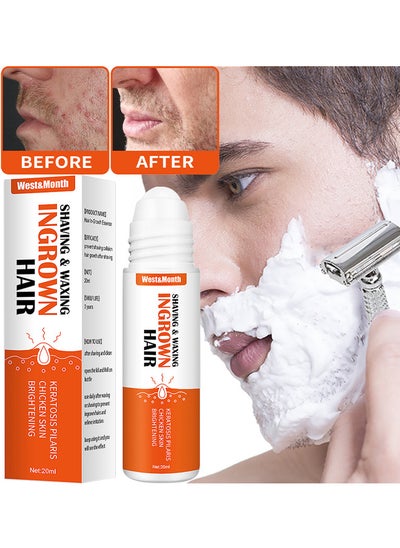 Buy Ingrown Hair Essence Brightening Skin Get Rid Of Beard Nursing Essential Oils, Repairing Serum To Reduce Dark Spots After Shaving Gentle On Ingrown Hair in UAE