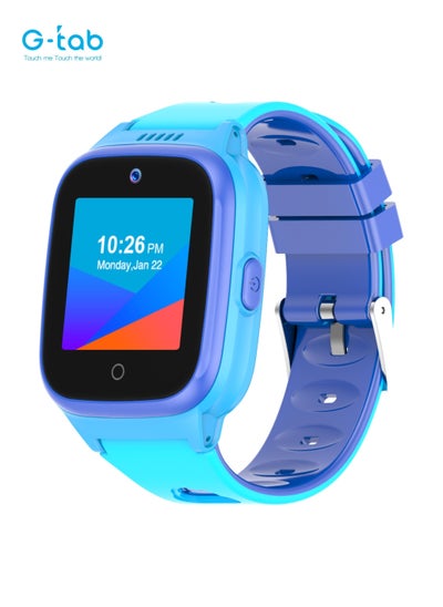 اشتري G-Tab WK1 Kids Smart watch/4G/Smart calling/Video Call/GPS/Camera/IP67/600mAh Battery/Micro Chat/Supports iOS & Android في الامارات