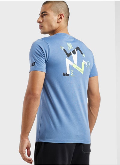 Buy Tenacity Heathertech Graphic T-Shirt in UAE