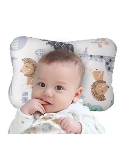 Buy Hypoallergenic Baby Pillow Organic Cotton Cover Machine Washable (Animal World) in UAE