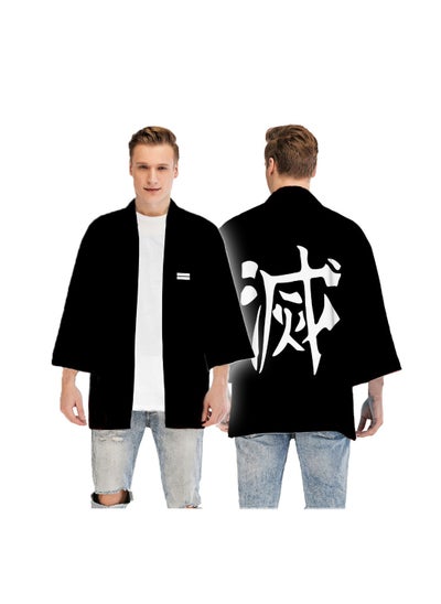 Buy Riman GMZHR Anime Surrounding 3D Printed Kimono Cloak Feather Weaving in Saudi Arabia