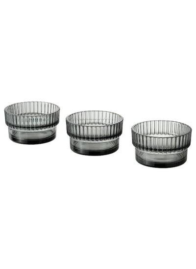 Buy Candle holder, grey, 4.5 cm in Saudi Arabia