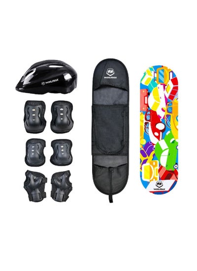 Buy Winmax Kids Combo Skateboard -Blue in UAE