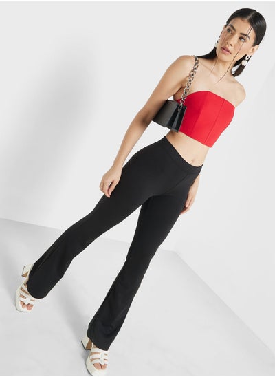 Buy High Waist Flared Pants in UAE