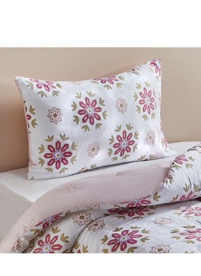 اشتري Kylie Cotton Sateen Printed 300 TC 2-Piece Single Comforter Set - 135x220 cm في السعودية