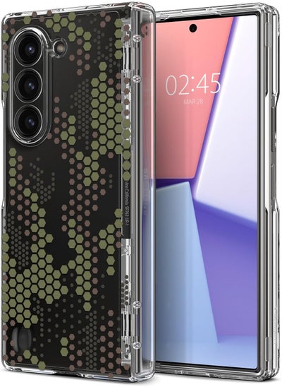 اشتري Ultra Hybrid Pro Samsung Galaxy Z Fold 6 Case Cover (2024) with [Hinge Protection] - Digital Camo في الامارات